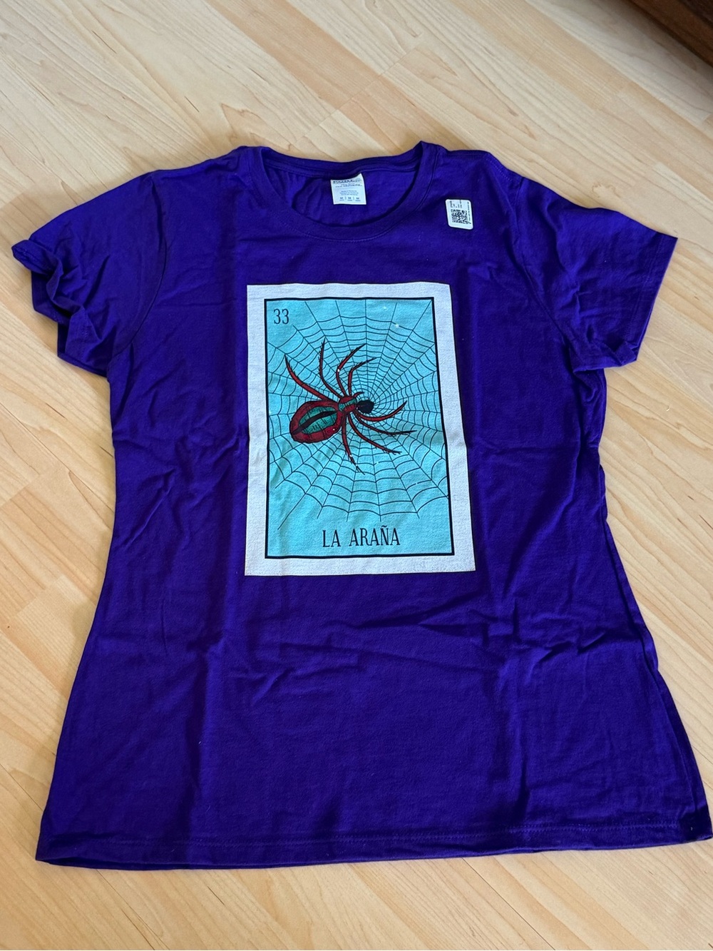 Purple La Araña Graphic Tee